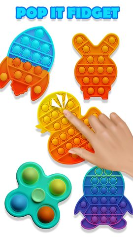 Screenshot 2: Pop It Fidget - Popping Bubble