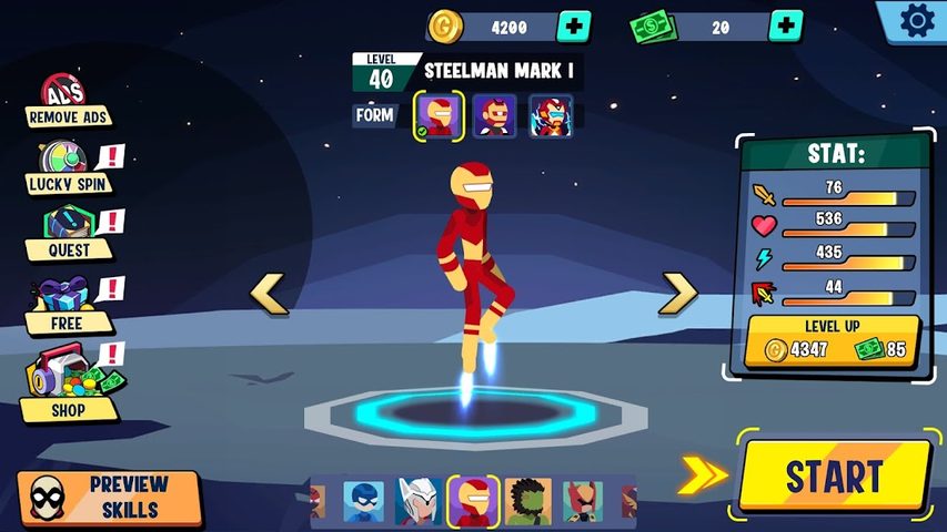 Screenshot 6: Stickman Heroes Fight - Super Stick Warriors