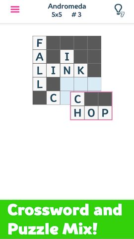 Screenshot 1: Crosswords(Fill-Ins+Chainword)
