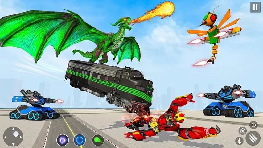 Captura 18: Dragon Fly Robot Car 3D