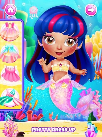 Screenshot 1: Princess Mermaid: Baby Games for Girls Kids