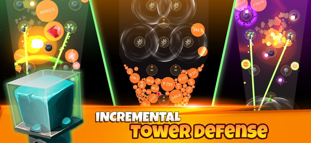 Screenshot 1: TowerBall: Idle Incremental TD