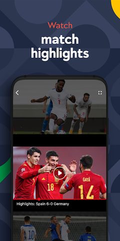 Captura 3: Aplicación Oficial de la Liga de las Naciones de la UEFA