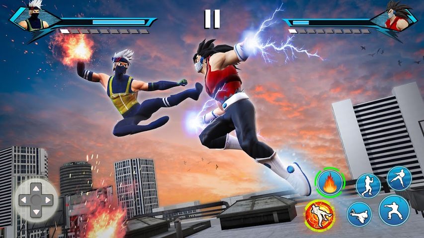 Screenshot 1: Karate King Kung Fu Fight Game