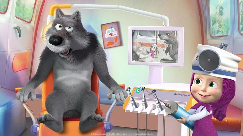 Screenshot 1: Masha and the Bear: Dentist