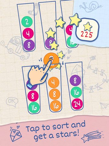 Screenshot 17: Dot Sort・2048 : Color sorting