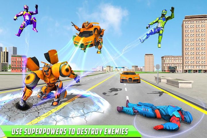 Screenshot 3: Deer Robot Car Game-Robot Game