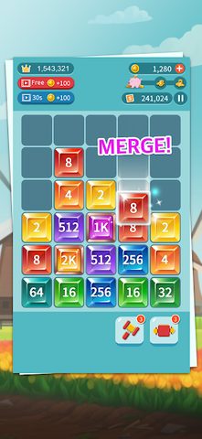 Screenshot 2: Jewel Number Mania: Merge Game
