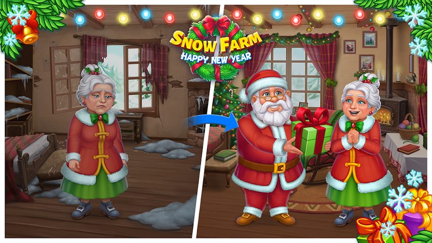 Screenshot 17: Farm Snow - Santa family story