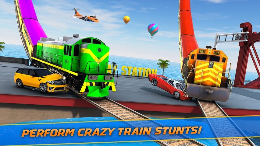 Screenshot 12: Mega Ramp Train Stunt Game