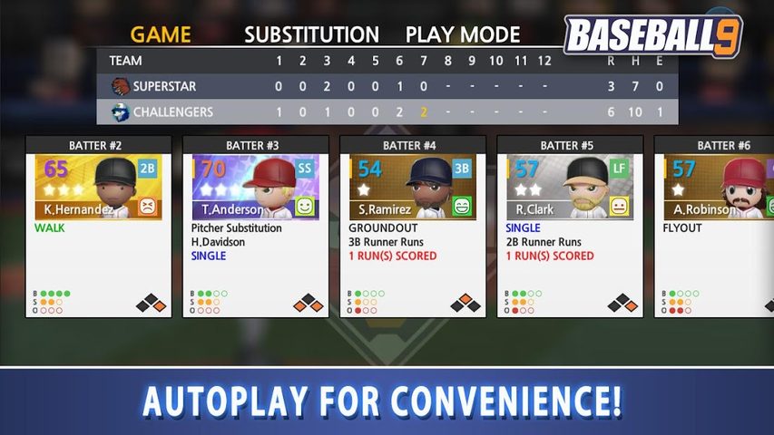 Captura 5: Juego de Béisbol
