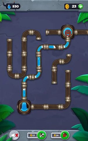 Screenshot 17: Water flow - Connect the pipes