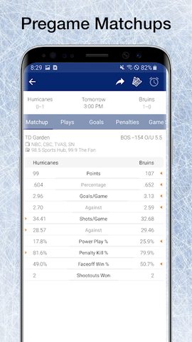 Screenshot 14: Scores App: NHL Hockey Plays, Stats & Schedules