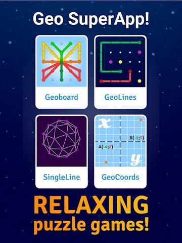 Screenshot 13: GeoBoard relaxing puzzle game drawing lines shapes
