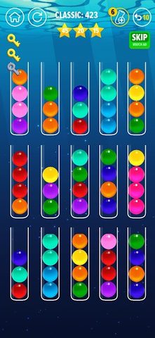 Captura 3: Rompecabezas de clasificación de colores