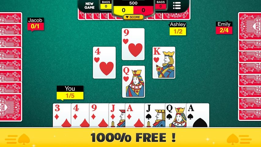 Captura 8: Juego de cartas Spades