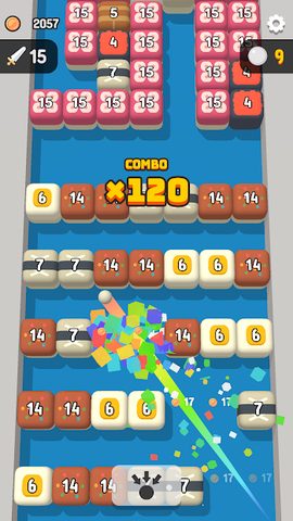 Screenshot 2: Sushi Break Dash - Infinite Brick Breaker