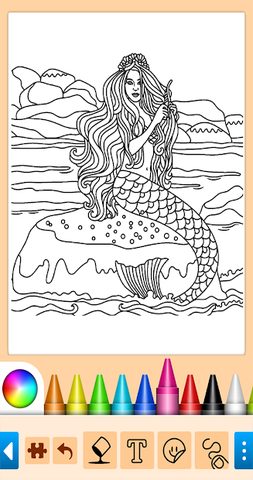 Screenshot 3: Coloring for girls and women