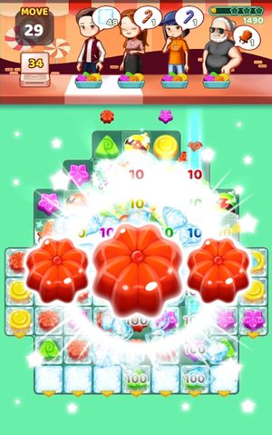 Screenshot 3: Sweet Jelly Puzzle(Match 3)