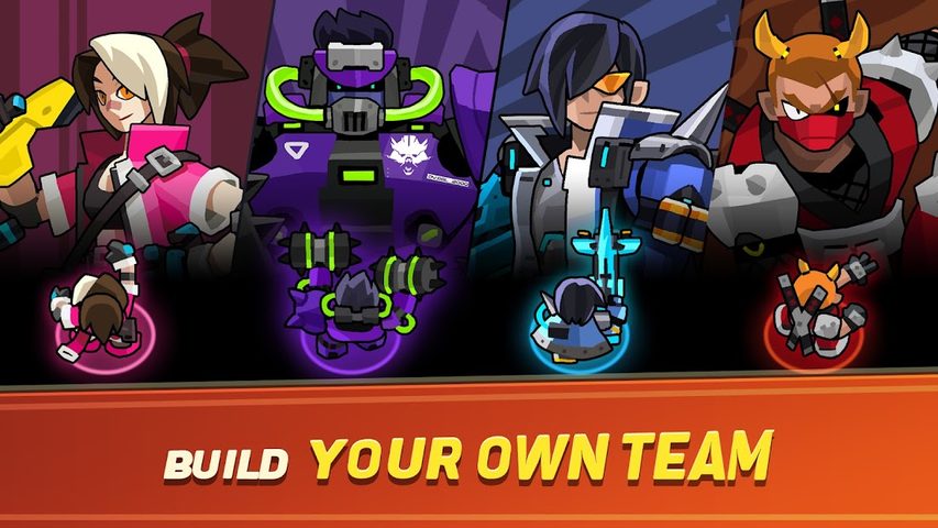 Screenshot 1: Cyber War:Idle Defense heroes