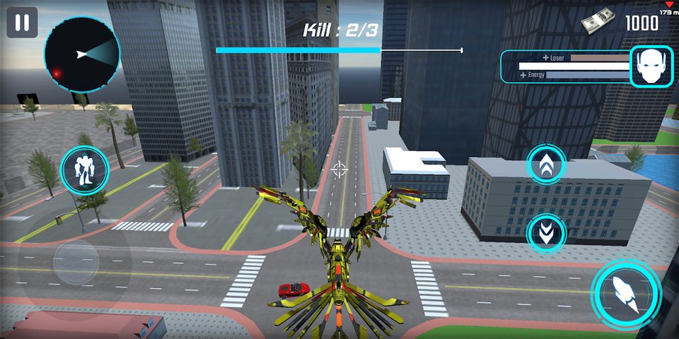 Screenshot 1: Mecha Battle :Robot Car Games