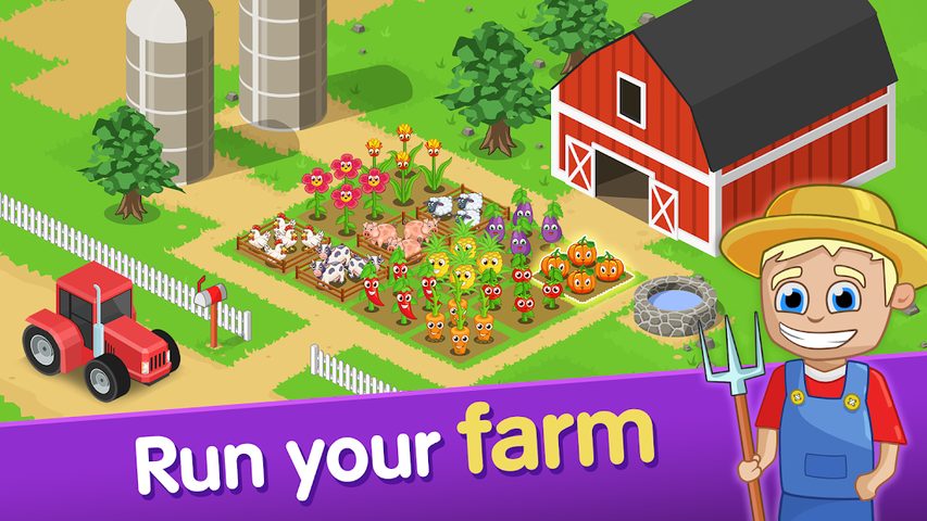 Screenshot 5: Farm and Fields - Idle Tycoon Simulator Game
