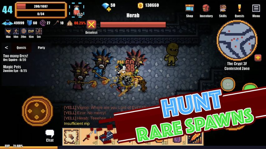 Captura 4: Caballeros Pixelados Online