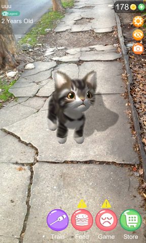 Screenshot 1: AR Cat