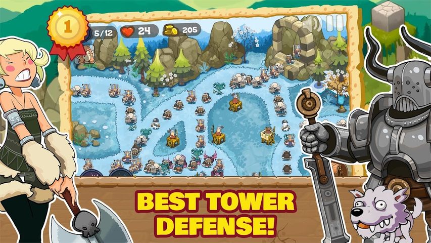 Screenshot 2: Tower Defense Realm King Hero
