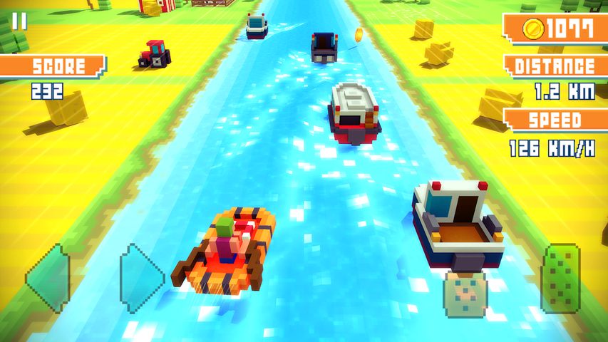 Screenshot 2: Blocky Highway: Traffic Racing