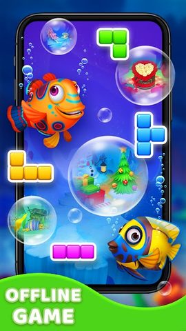 Screenshot 4: Block Puzzle Fish