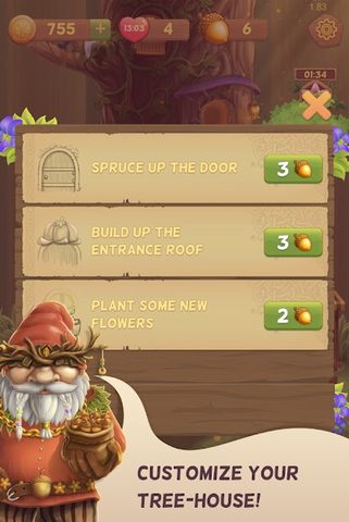 Screenshot 2: Flower Book Match3 Puzzle Game