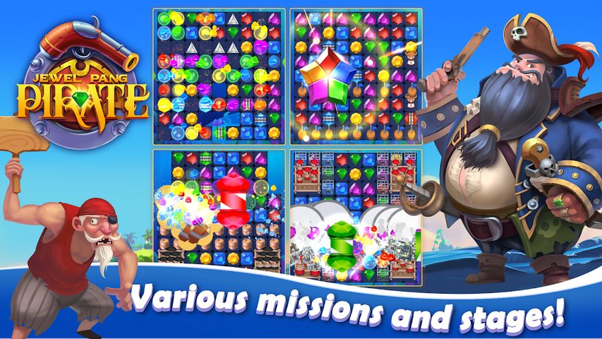 Screenshot 2: Pirate Jewel Pang: Match 3