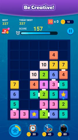 Screenshot 6: Merge Block: Number Puzzle Fun