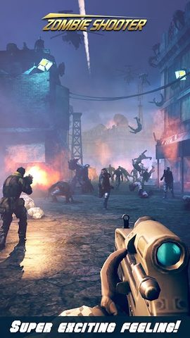 Screenshot 1: zombie shooting survive - zomb