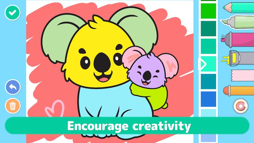 Captura 5: Colorear Bebés para Niños - Libro de Dibujo de Bebés Tiñosos