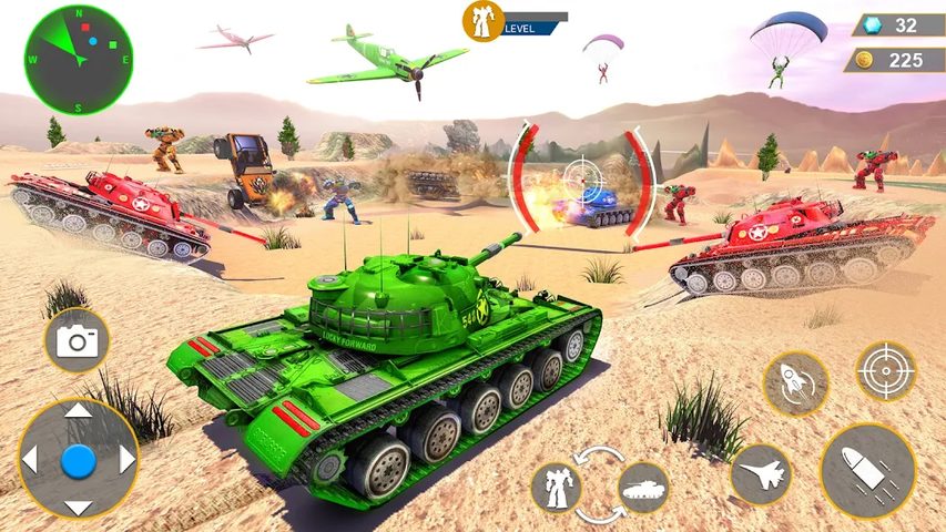 Screenshot 15: Army Bus Robot Car Game 3d