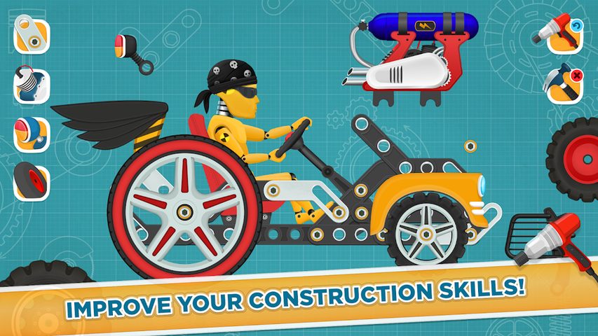 Captura 4: Juego de creación de vehículos y carreras para niños
