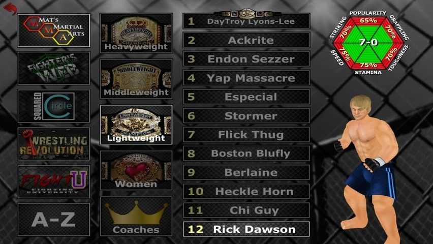 Captura 2: Revolución de MMA