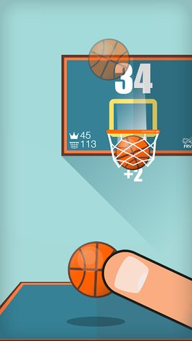 Captura 2: Baloncesto FRVR - Tiro de dunk
