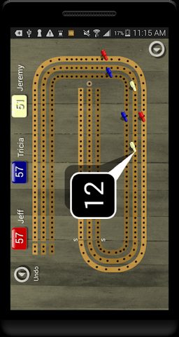 Captura 3: Marcador de Cribbage