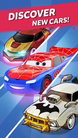 Screenshot 5: Merge Neon Car: Idle Car Merge