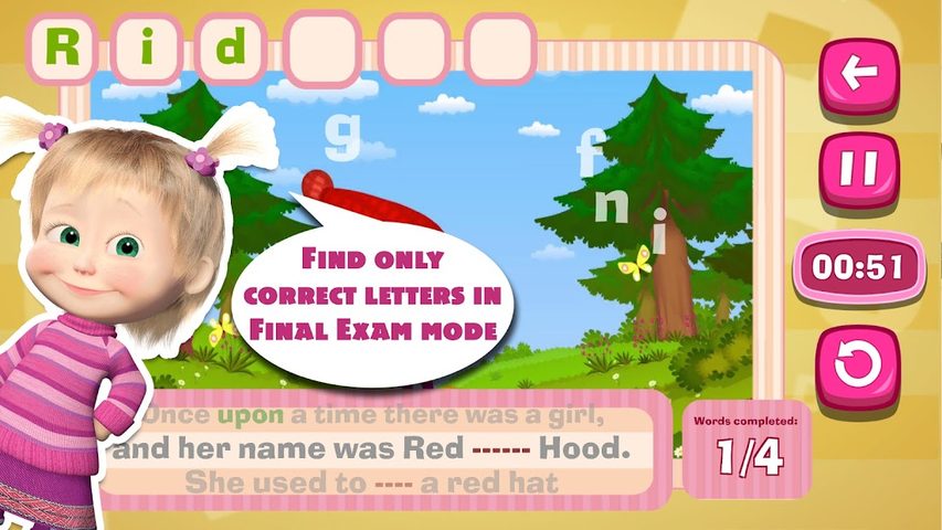 Screenshot 15: Masha and the Bear: Word Game