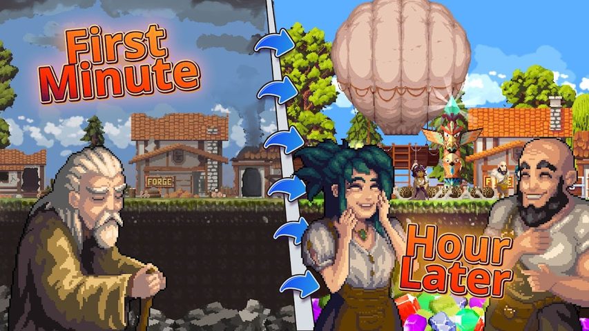 Screenshot 7: Miners Settlement: Idle RPG