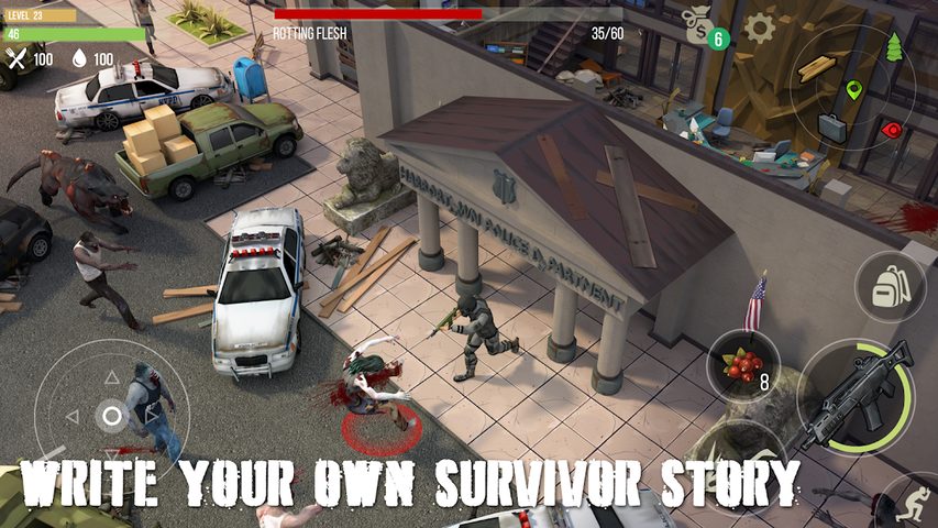 Captura 1: Día de la Presa: Sobrevivir en el Mundo de los Zombies