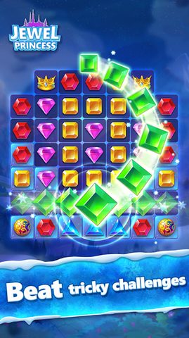 Screenshot 4: Jewel Princess - Match 3 Froze
