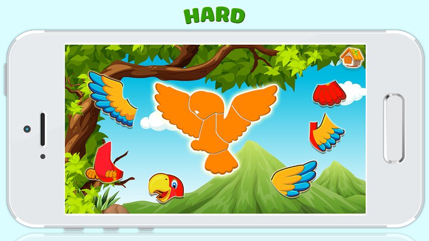 Screenshot 7: Animals jigsaw puzzle games for baby toddler kids