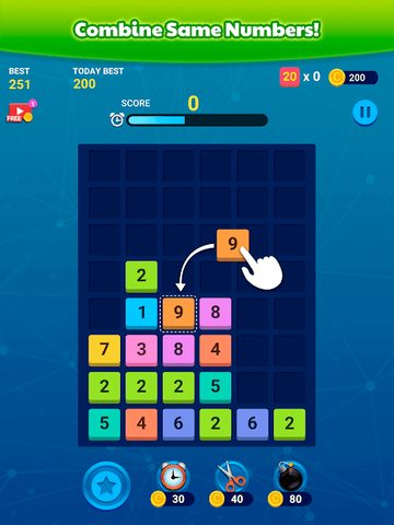Screenshot 8: Merge Block: Number Puzzle Fun