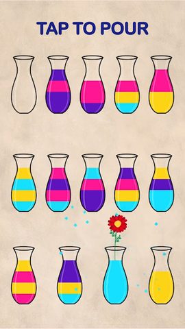 Captura 2: Rompecabezas de Clasificación de Colores