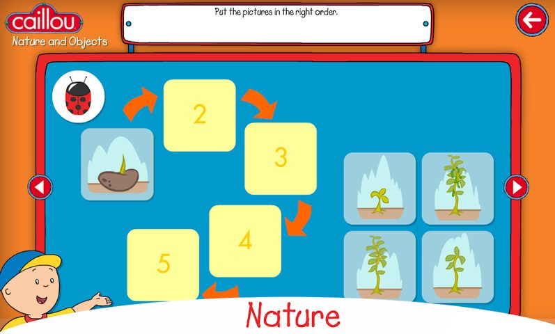 Screenshot 3: Caillou learning for kids